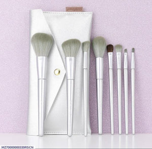 High Quality Makeup Brushes Set With Pouch 7 Pcs