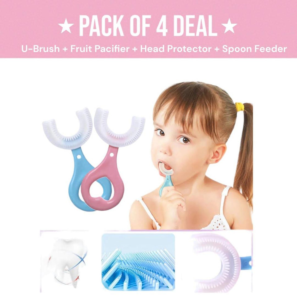 Baby Health Care Kits & Baby Helment, Pack Of 4