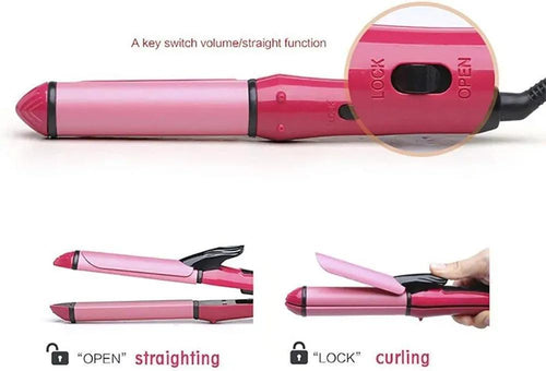 Frizz Free Hair Curler & Straightener